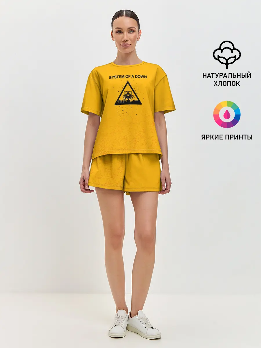 Женская пижама с шортами / System of a Down
