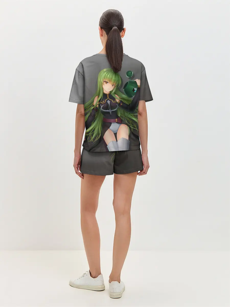 Женская пижама с шортами / Code Geass art gray