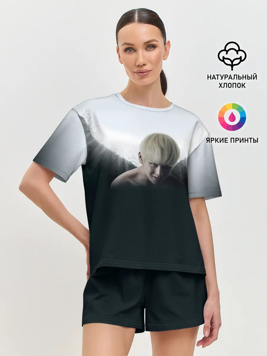 Женская пижама с шортами / BTS