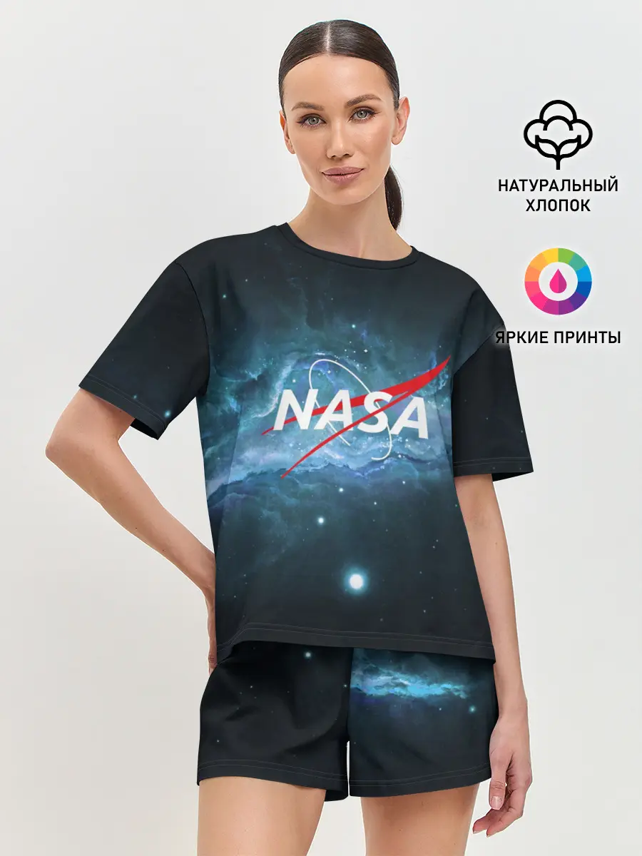Женская пижама с шортами / NASA