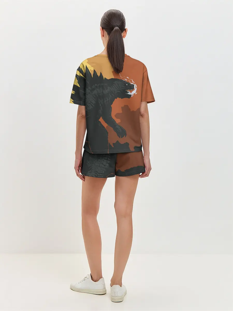 Женская пижама с шортами / GODZILLA | ГОДЗИЛЛА