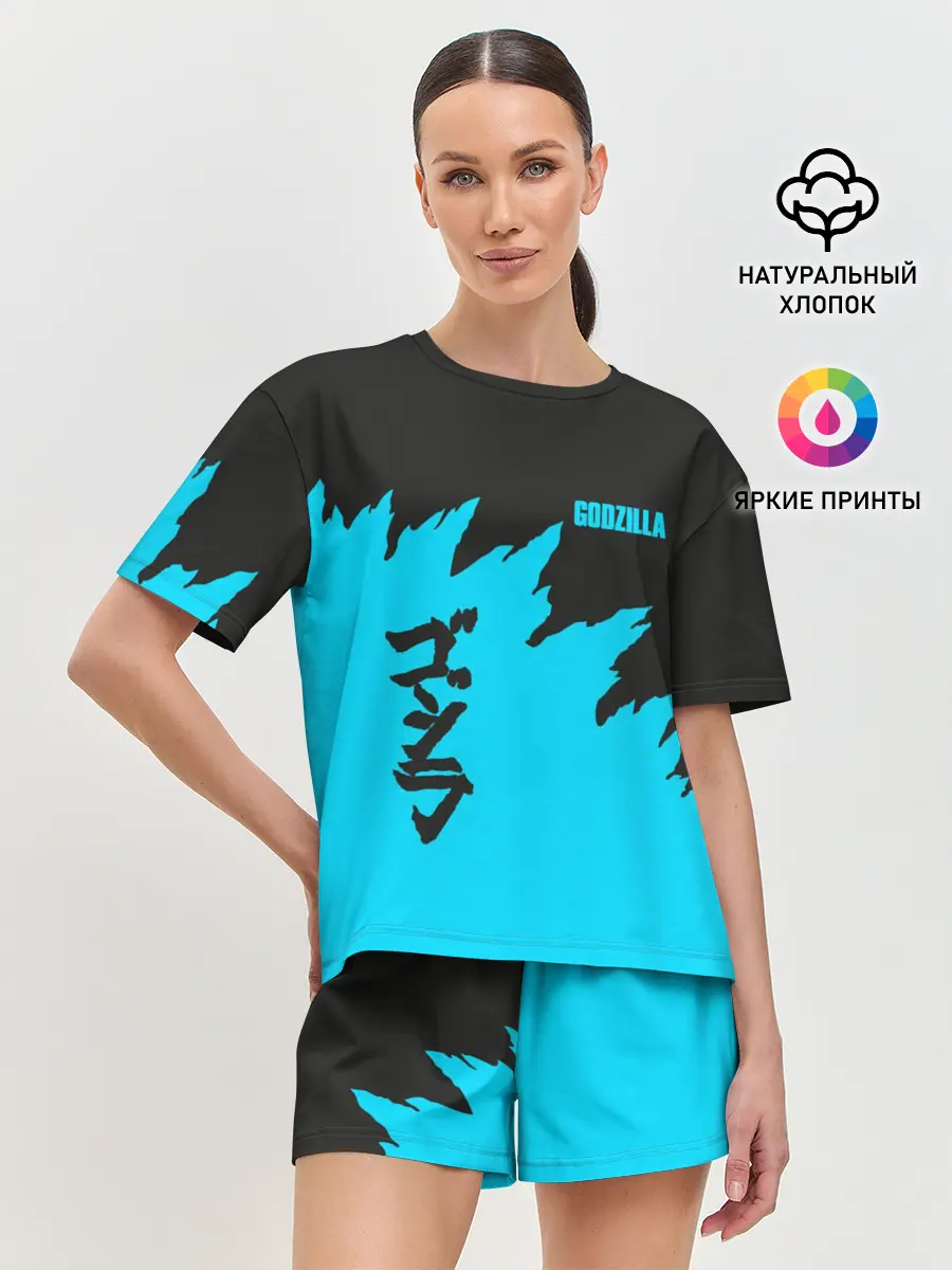 Женская пижама с шортами / GODZILLA | ГОДЗИЛЛА