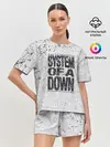 Женская пижама с шортами / System of a Down