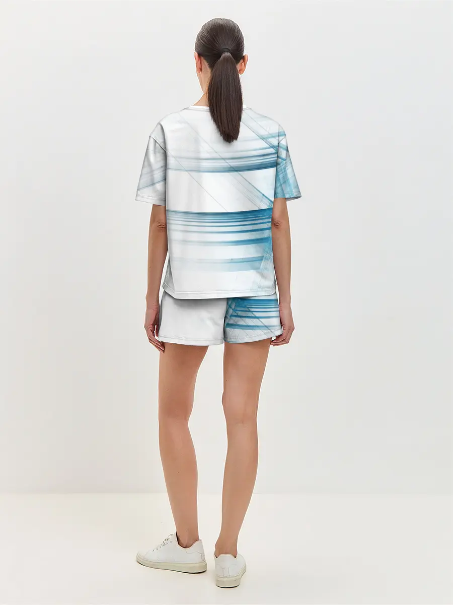 Женская пижама с шортами / STRIPES