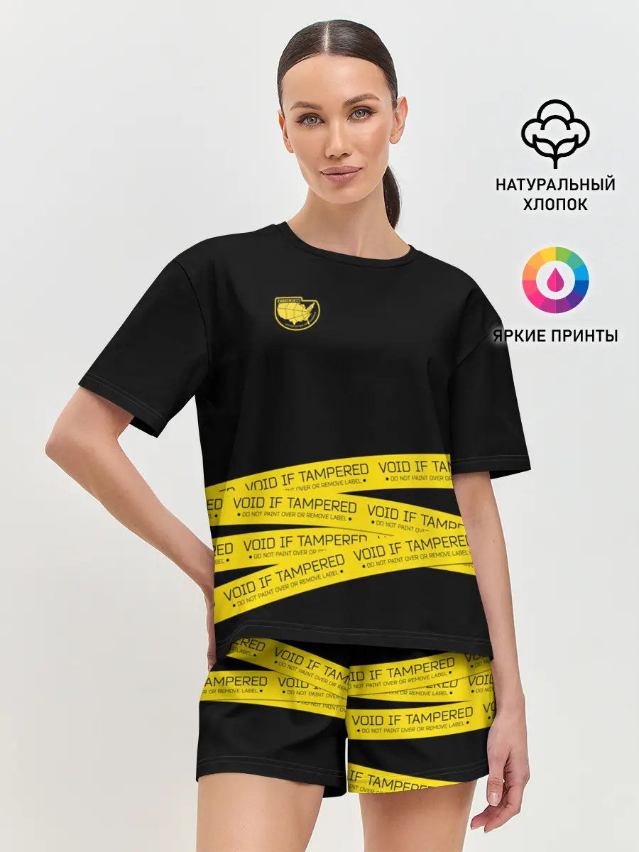Женская пижама с шортами / VOID IF TAMPERED