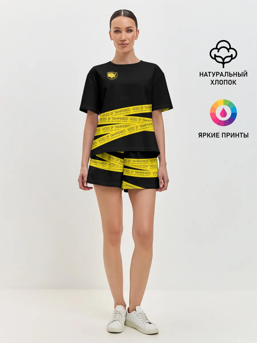 Женская пижама с шортами / VOID IF TAMPERED