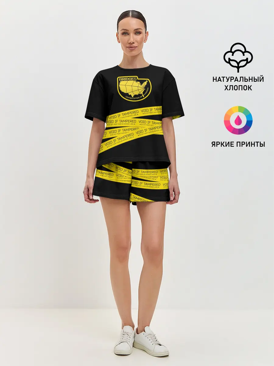 Женская пижама с шортами / Void if tampered