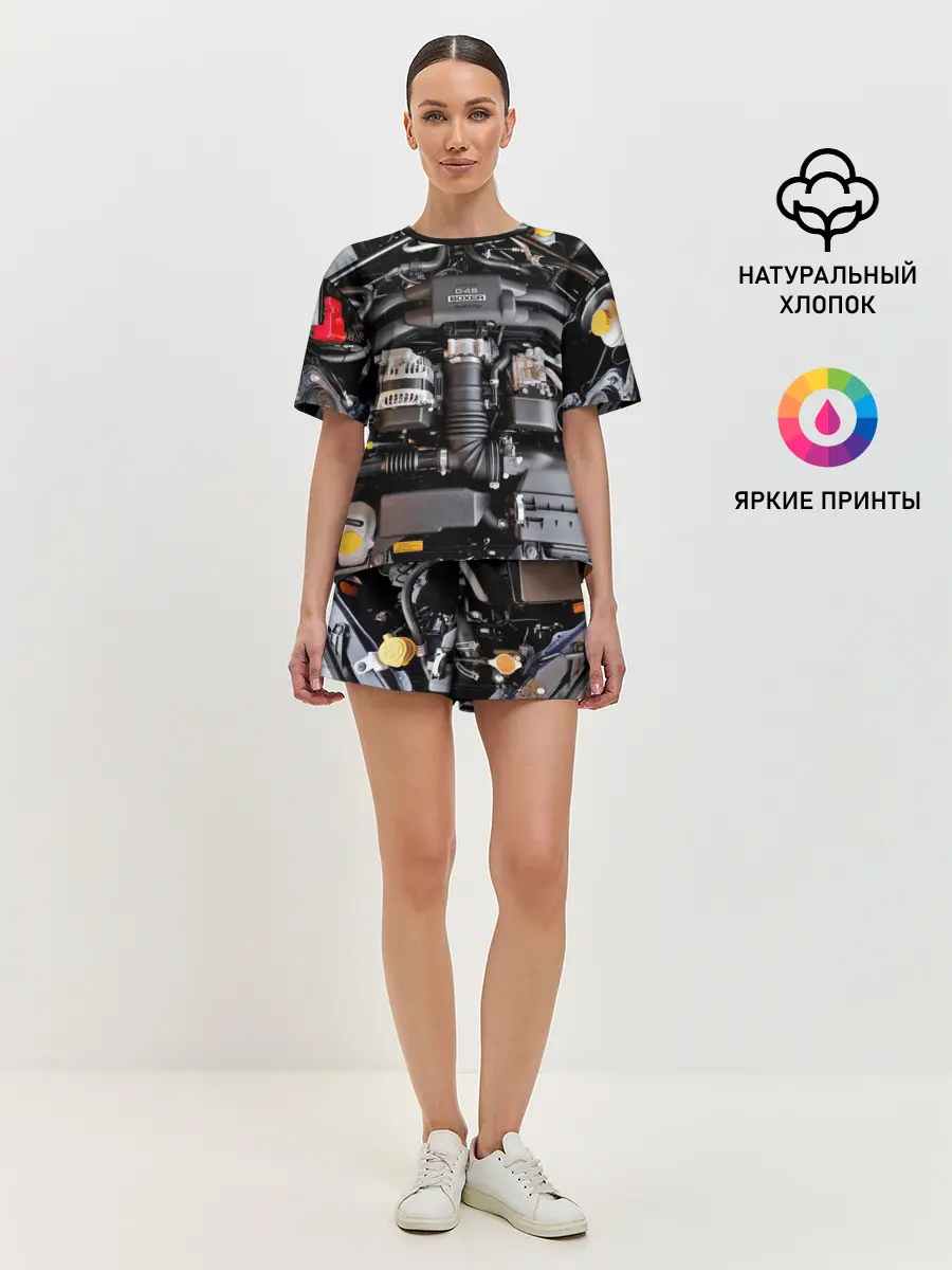 Женская пижама с шортами / Engine