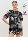 Женская пижама с шортами / Engine
