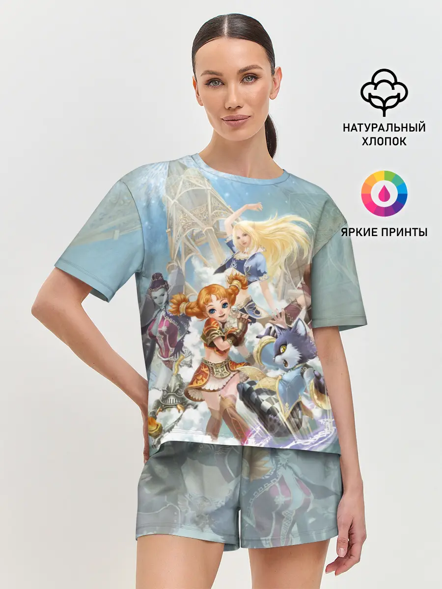 Женская пижама с шортами / La la la