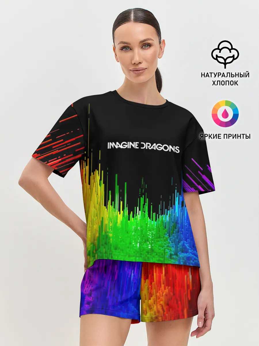 Женская пижама с шортами / IMAGINE DRAGONS