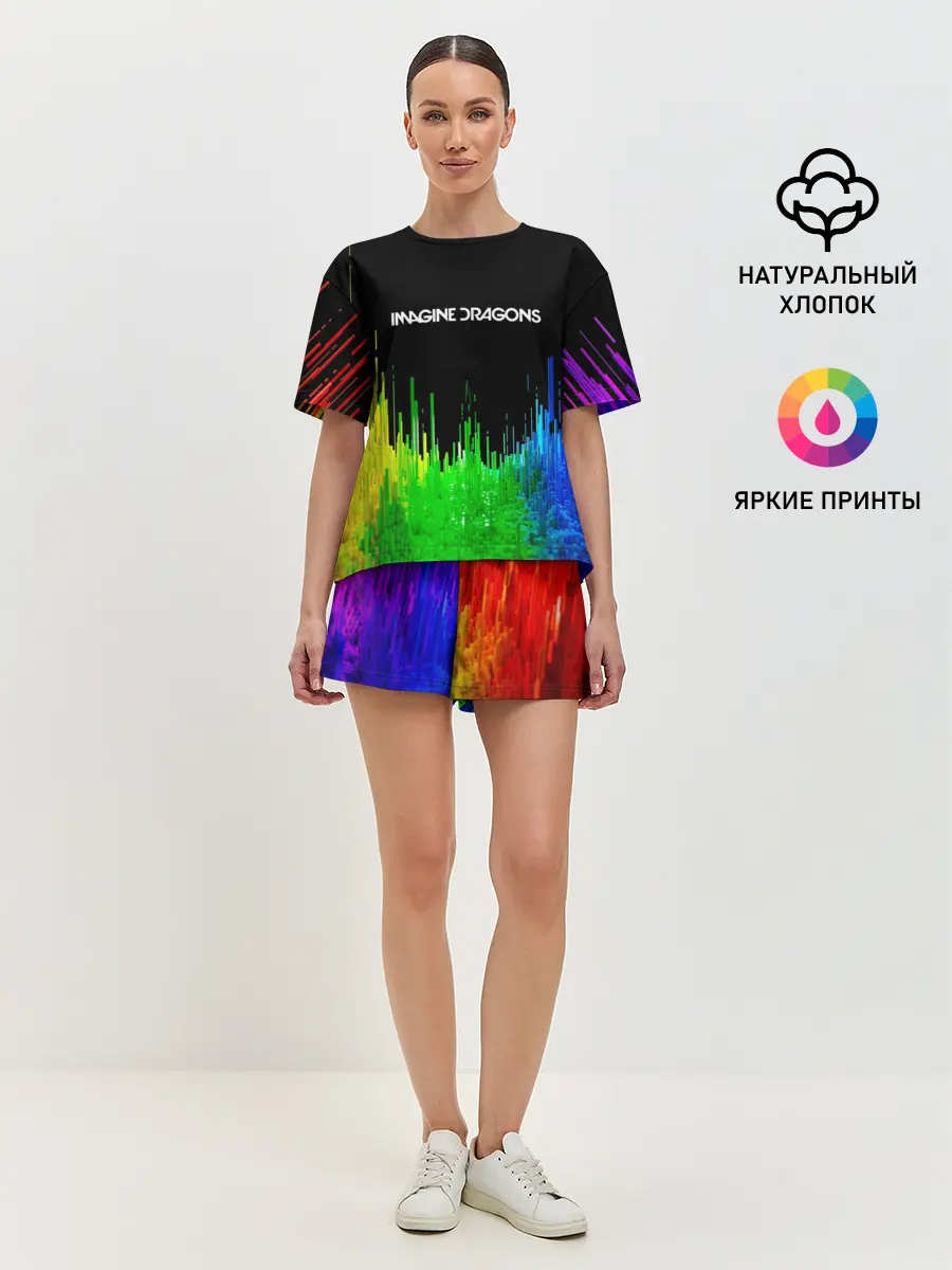 Женская пижама с шортами / IMAGINE DRAGONS