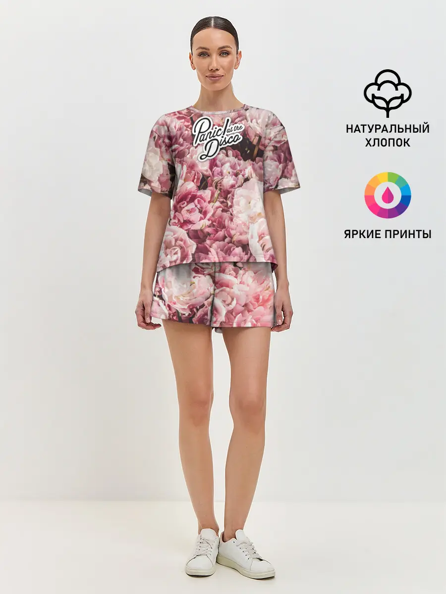 Женская пижама с шортами / Panic! at the Disco