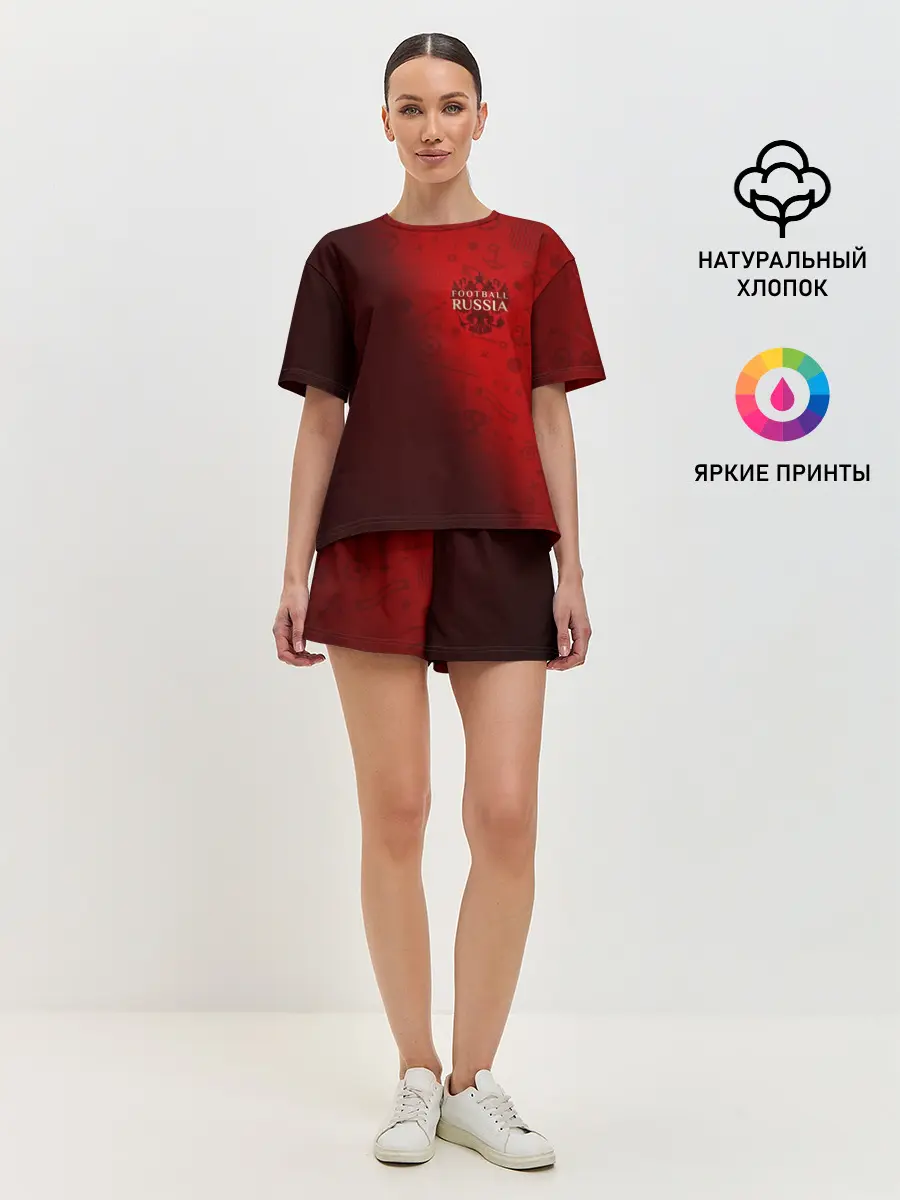 Женская пижама с шортами / Football Russia