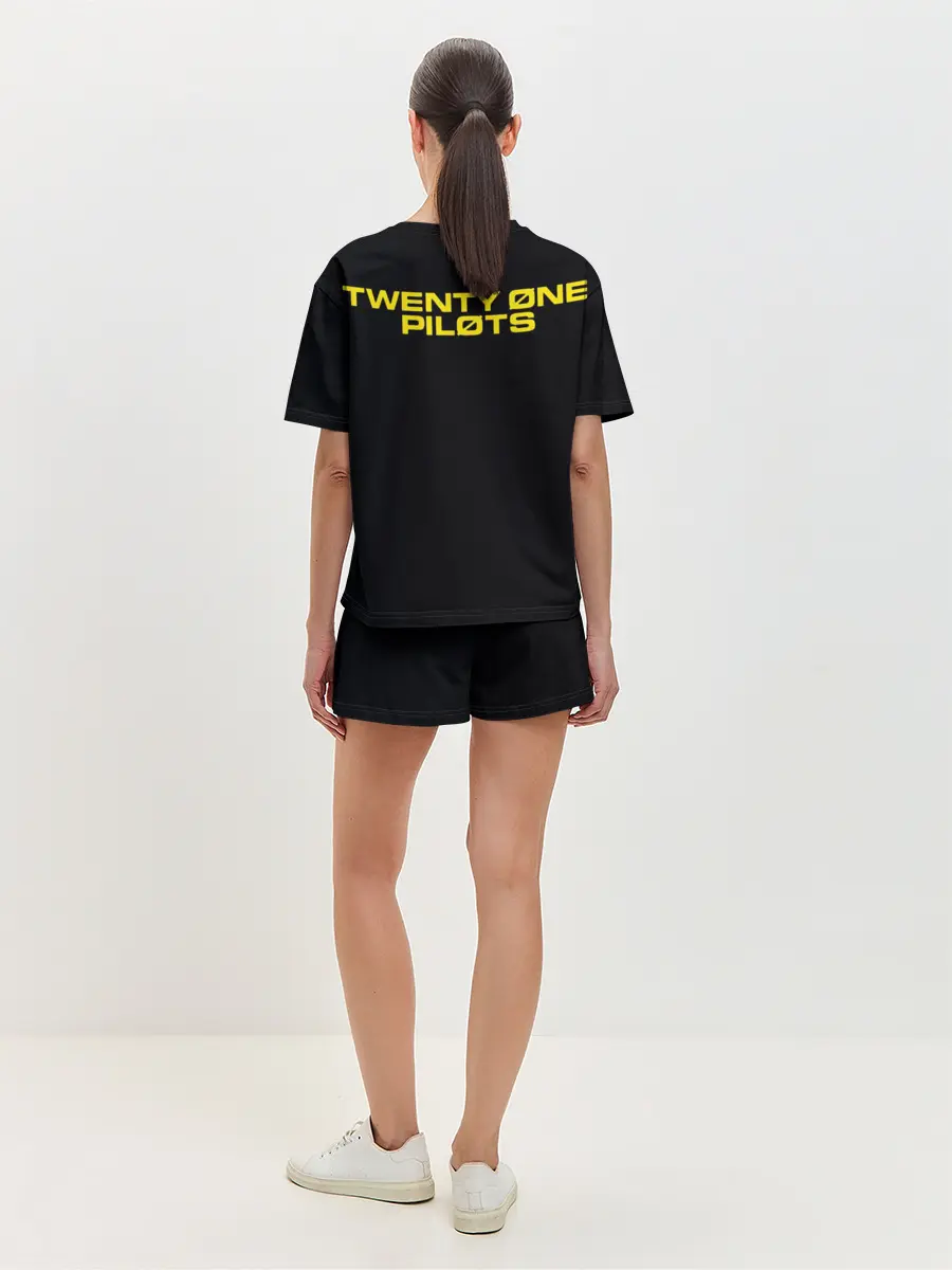Женская пижама с шортами / twenty one pilots / trench