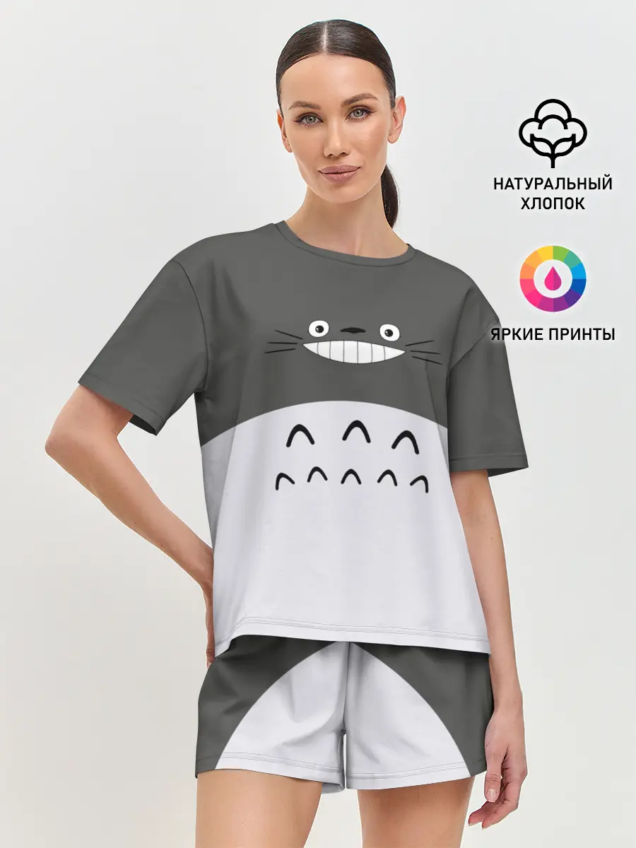 Женская пижама с шортами / Большой Тоторо