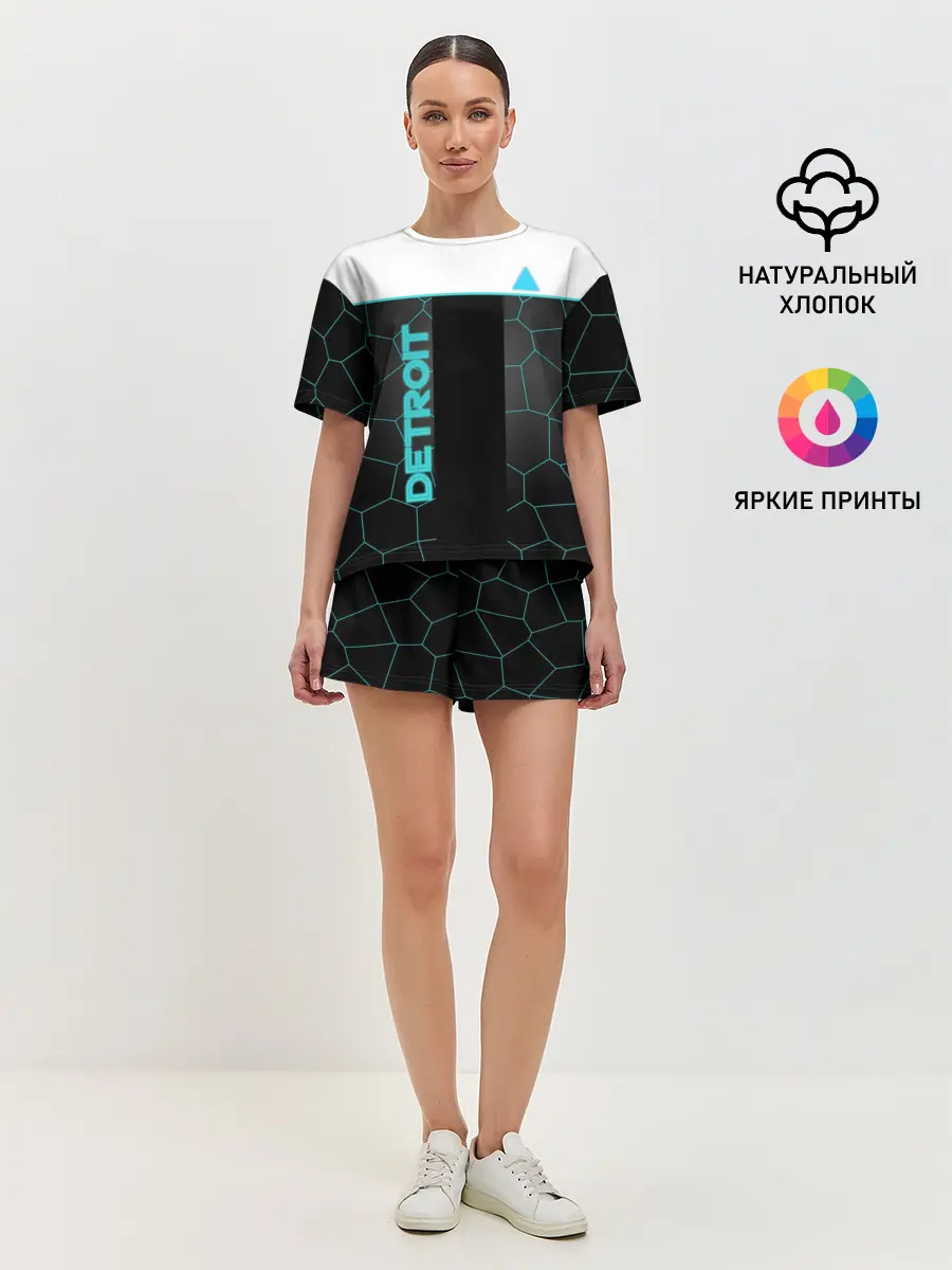 Женская пижама с шортами / DETROIT