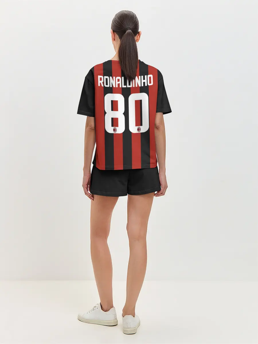 Женская пижама с шортами / Роналдиньо Милан Ретро