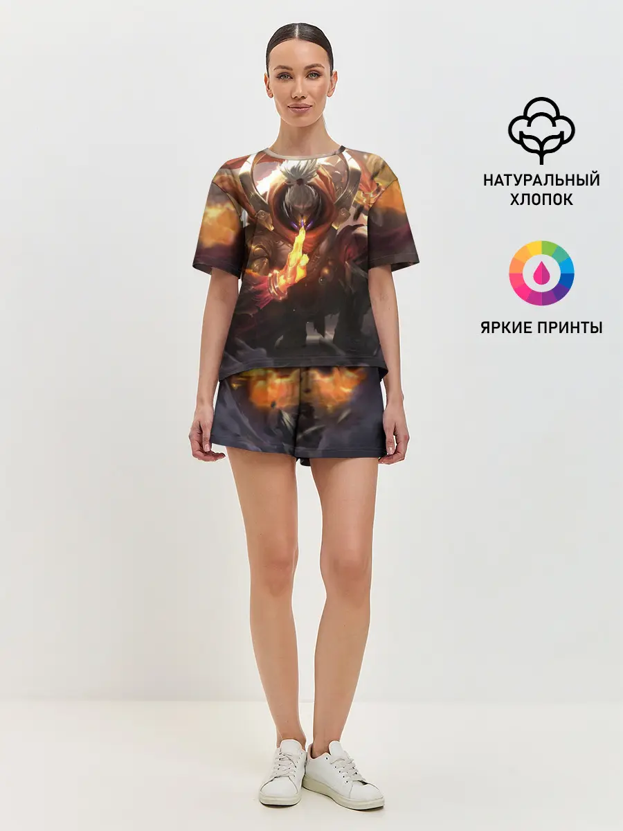 Женская пижама с шортами / ЛИГА ЛЕГЕНД