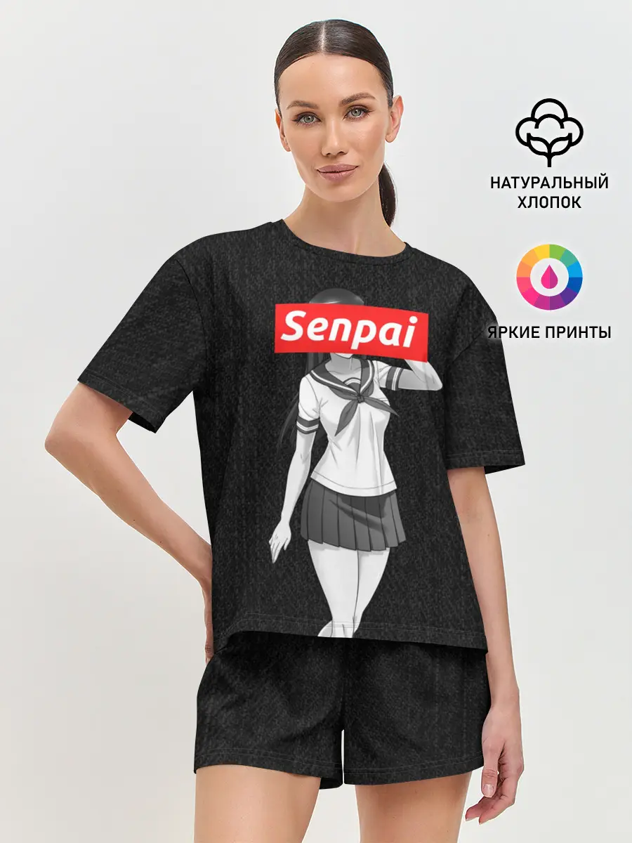 Женская пижама с шортами / СЕНПАЙ - SENPAI