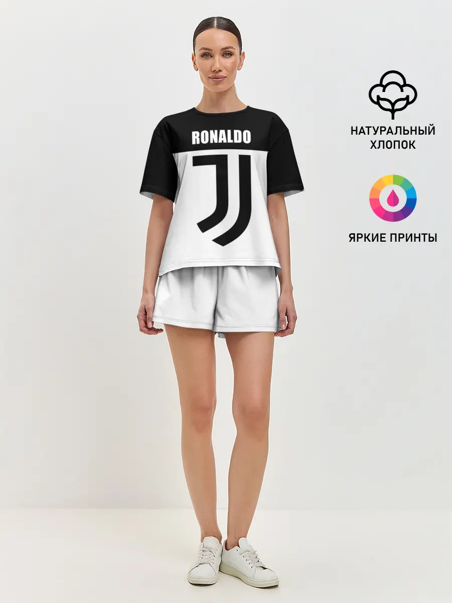 Женская пижама с шортами / Ronaldo Juventus