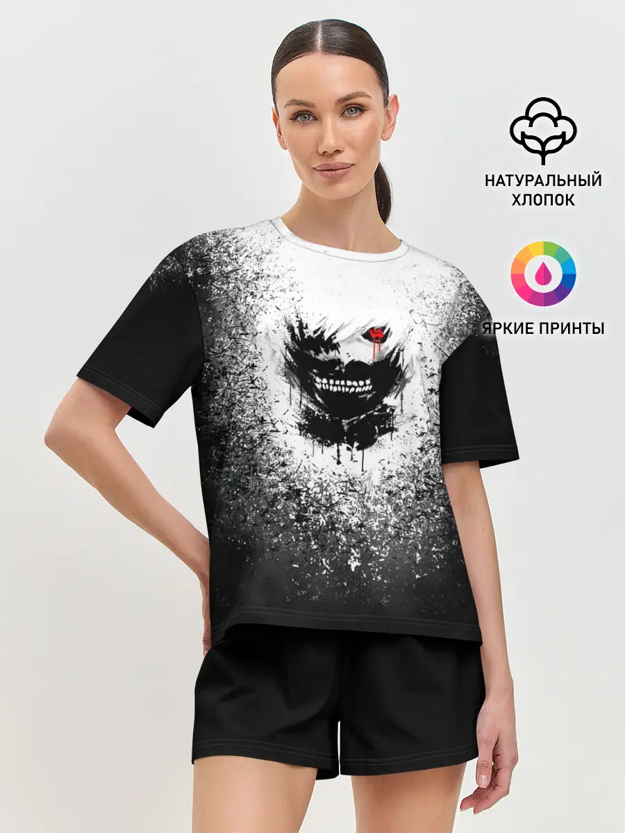 Женская пижама с шортами / Токийский гуль