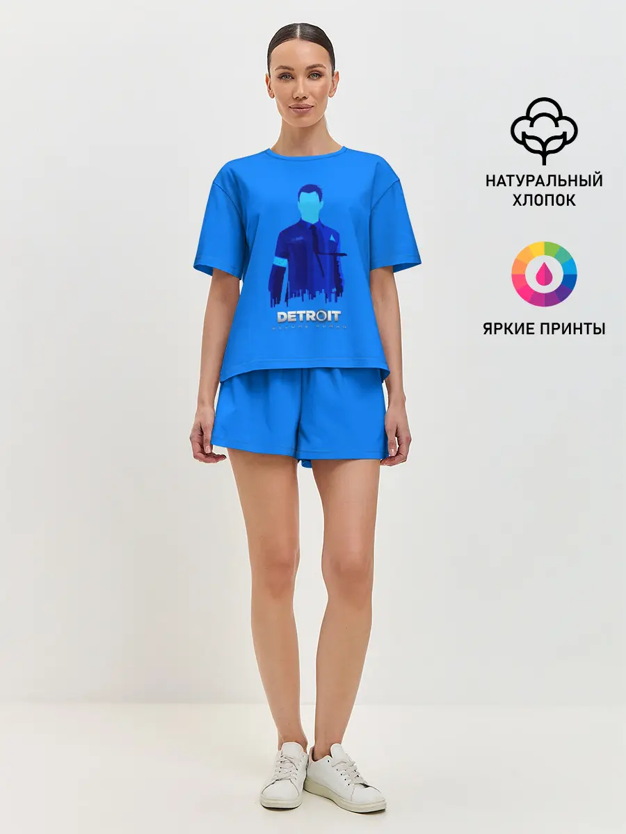 Женская пижама с шортами / Detroit:become human