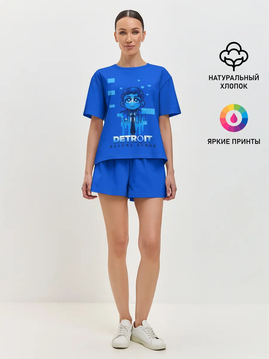 Женская пижама с шортами / Detroit:become human