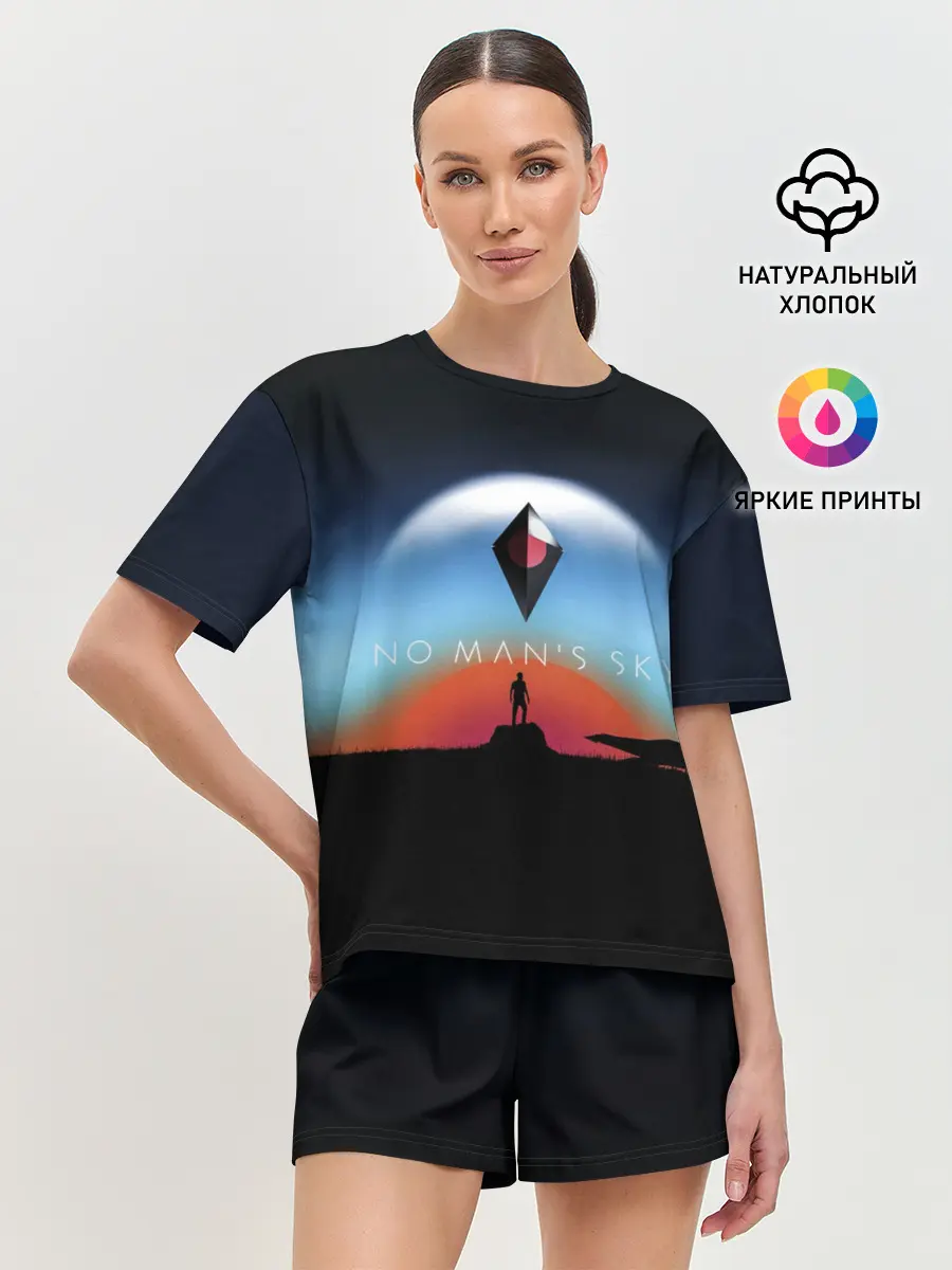 Женская пижама с шортами / No Man’s Sky. Next