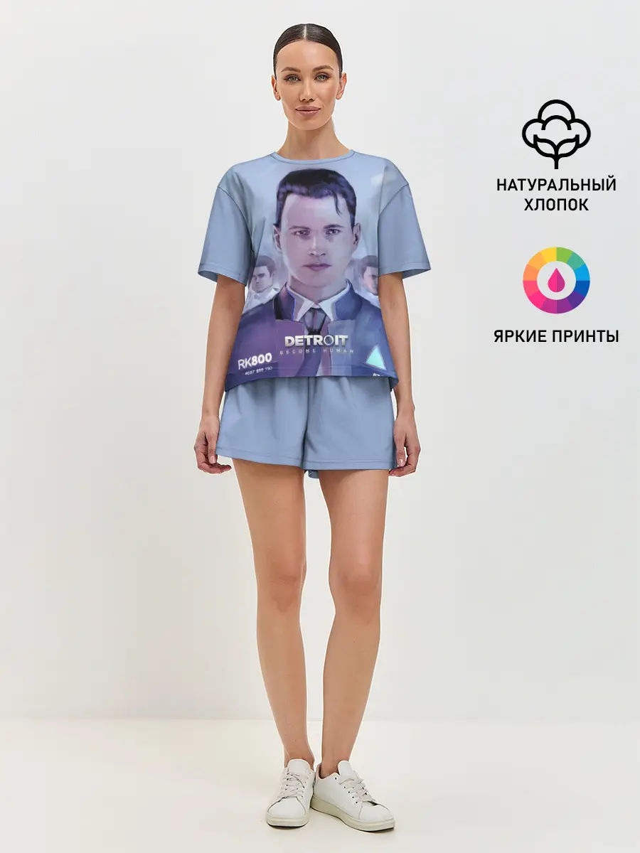 Женская пижама с шортами / Detroit become human