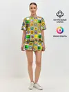 Женская пижама с шортами / Super Mario Pop art