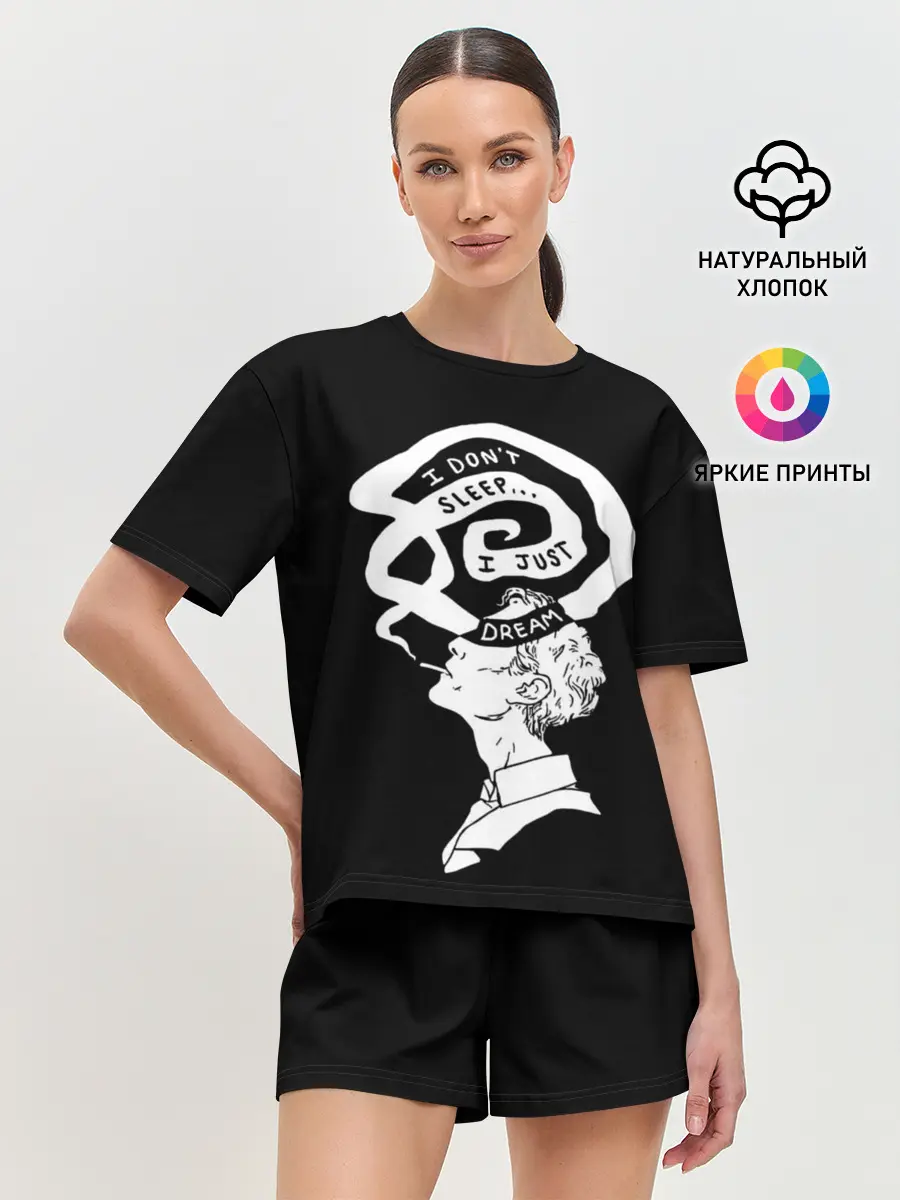 Женская пижама с шортами / True Detective