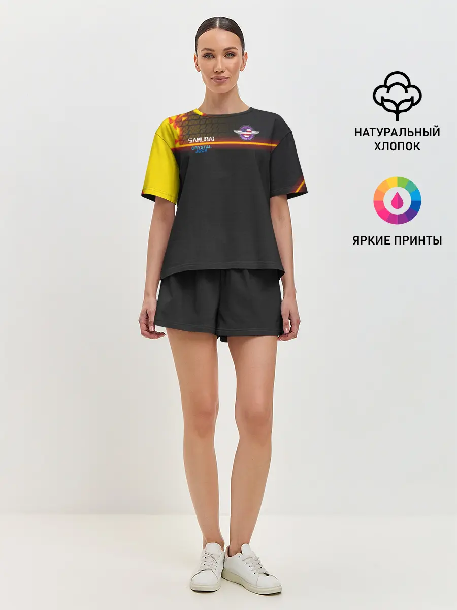 Женская пижама с шортами / CYBERPUNK 2077 SAMURAI