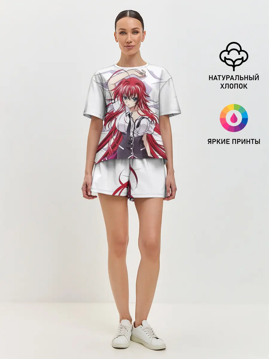 Женская пижама с шортами / Риас Гремори