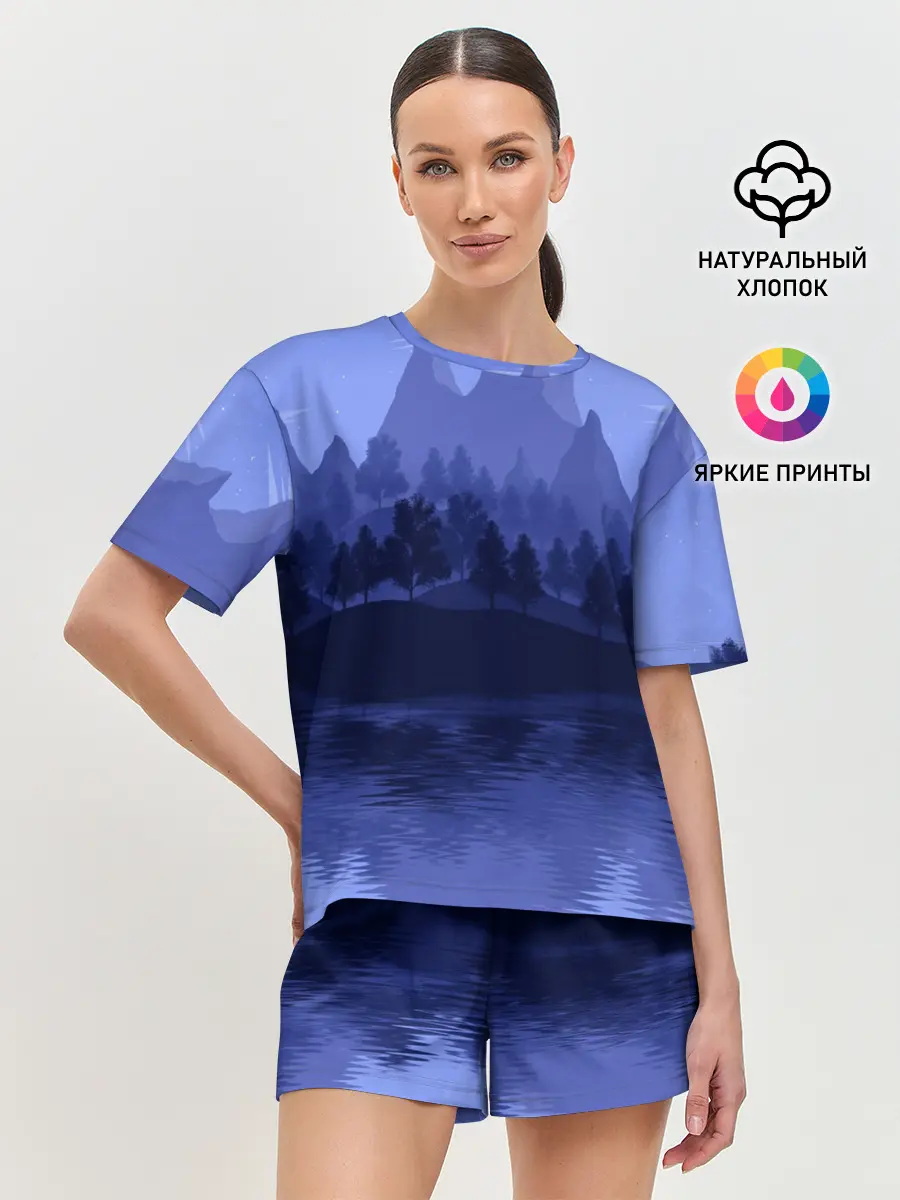 Женская пижама с шортами / Firewatch