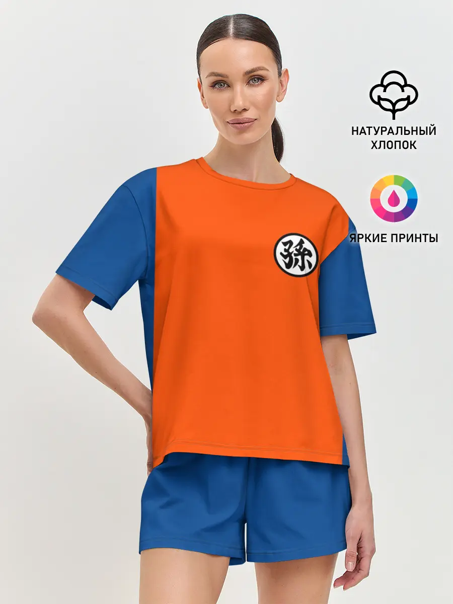 Женская пижама с шортами / GOKU KANJI