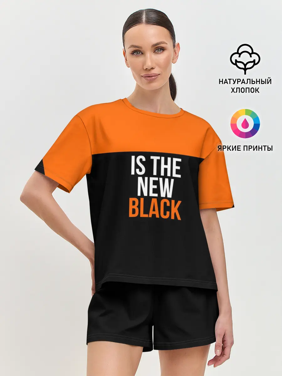 Женская пижама с шортами / ORANGE IS THE NEW BLACK