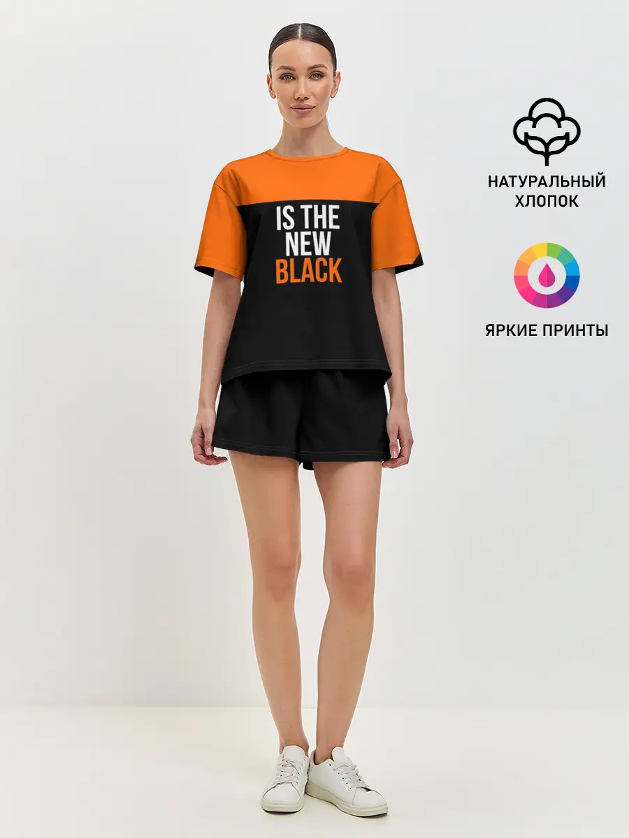 Женская пижама с шортами / ORANGE IS THE NEW BLACK
