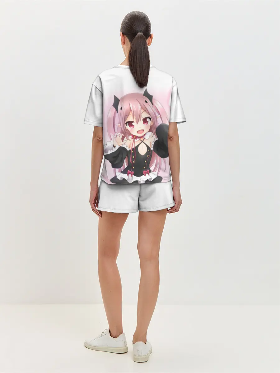 Женская пижама с шортами / Милый вампир