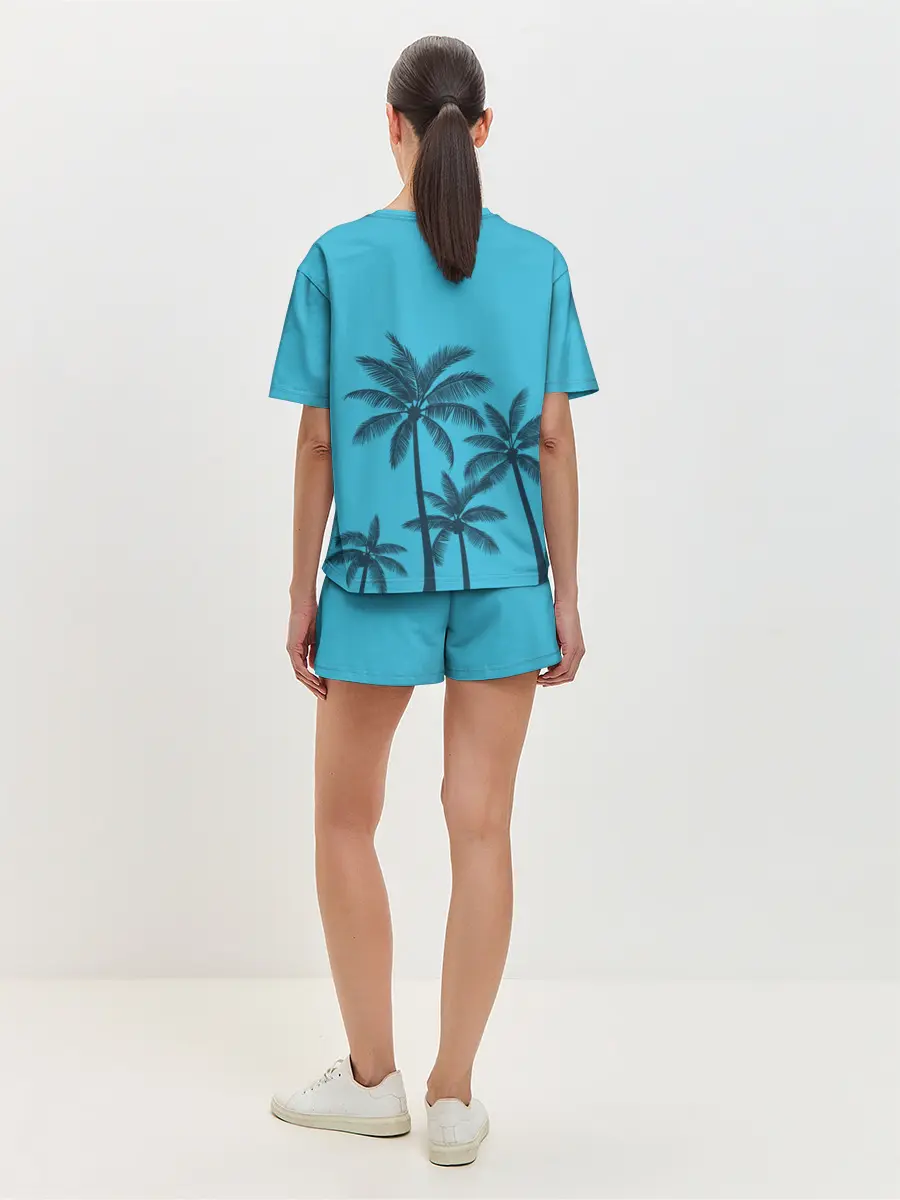 Женская пижама с шортами / Good vibes only