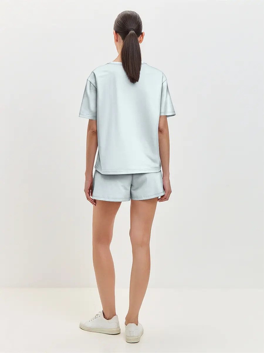 Женская пижама с шортами / Аниме девочки-двойняшки