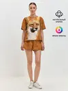 Женская пижама с шортами / Лисичка