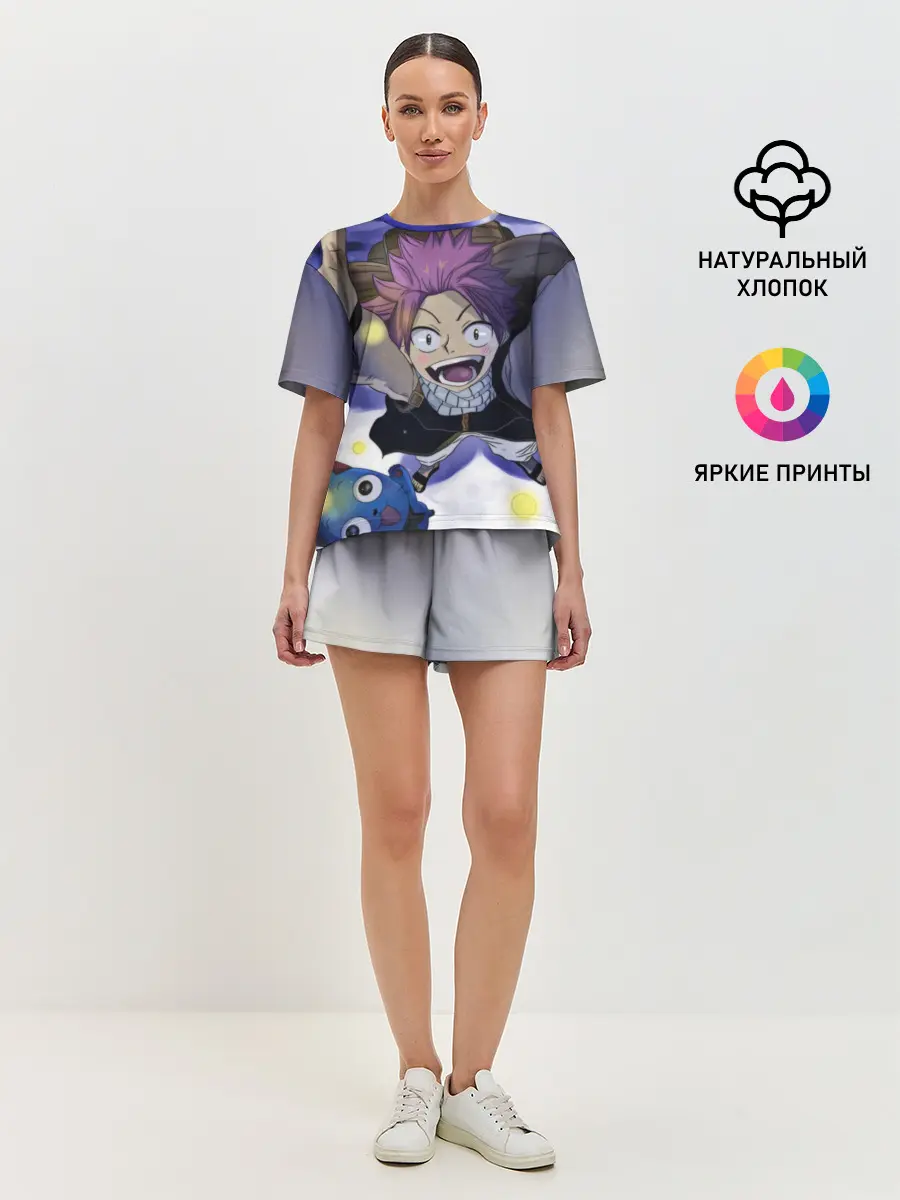 Женская пижама с шортами / Нацу