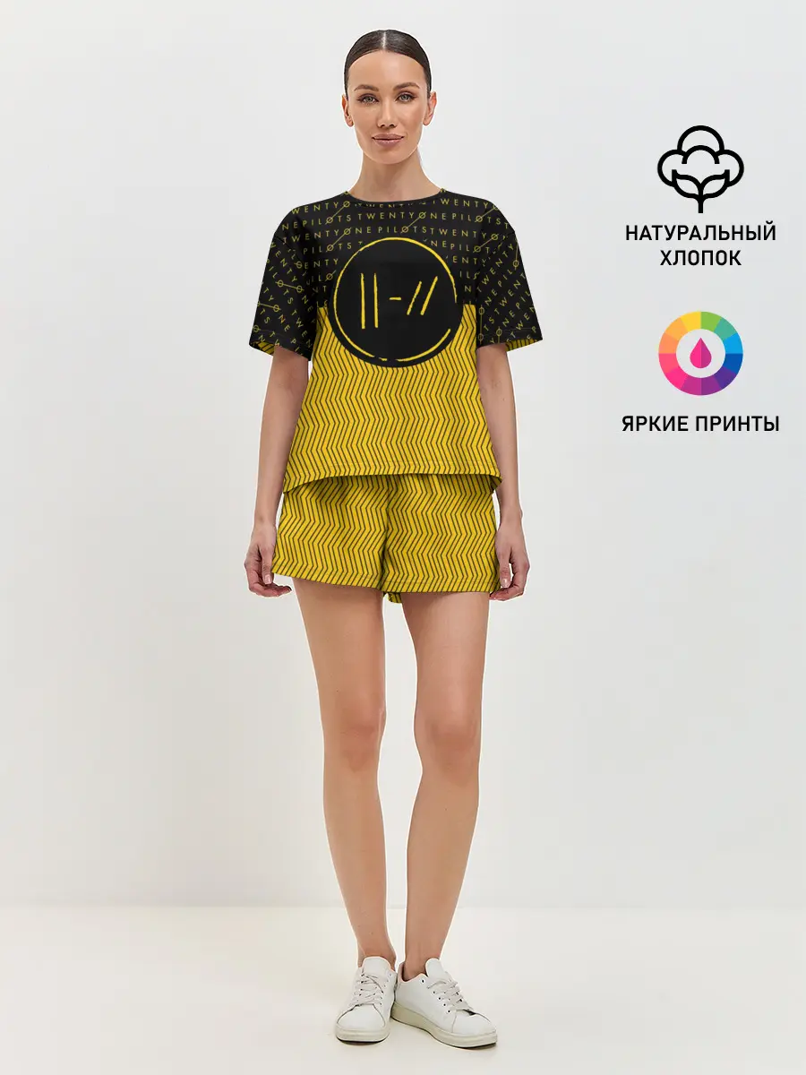 Женская пижама с шортами / TWENTY ONE PILOTS TOP