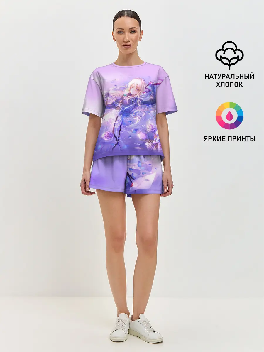 Женская пижама с шортами / Violet Evergarden