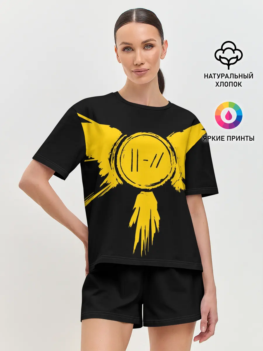 Женская пижама с шортами / TWENTY ONE PILOTS / TOP