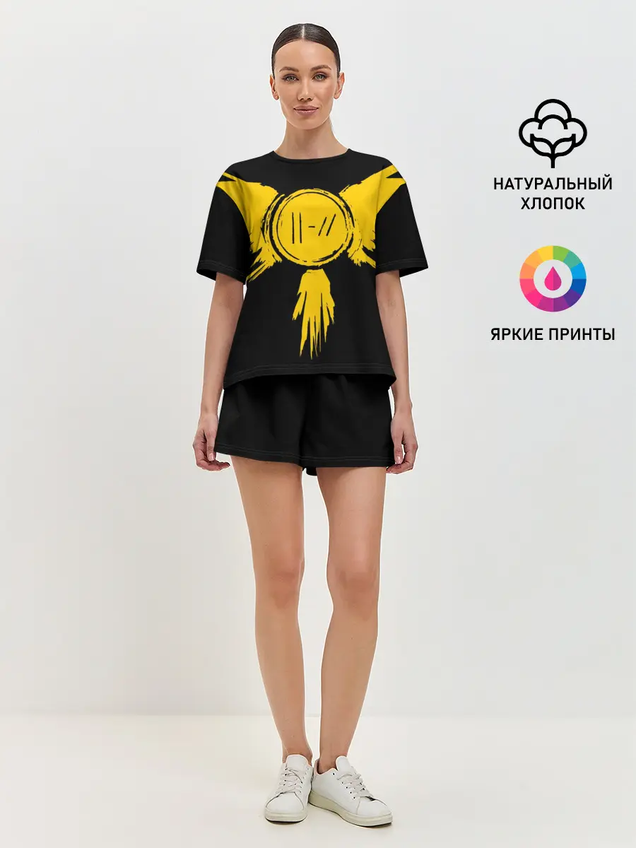 Женская пижама с шортами / TWENTY ONE PILOTS / TOP