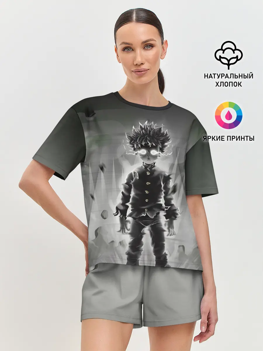 Женская пижама с шортами / Mob Psycho