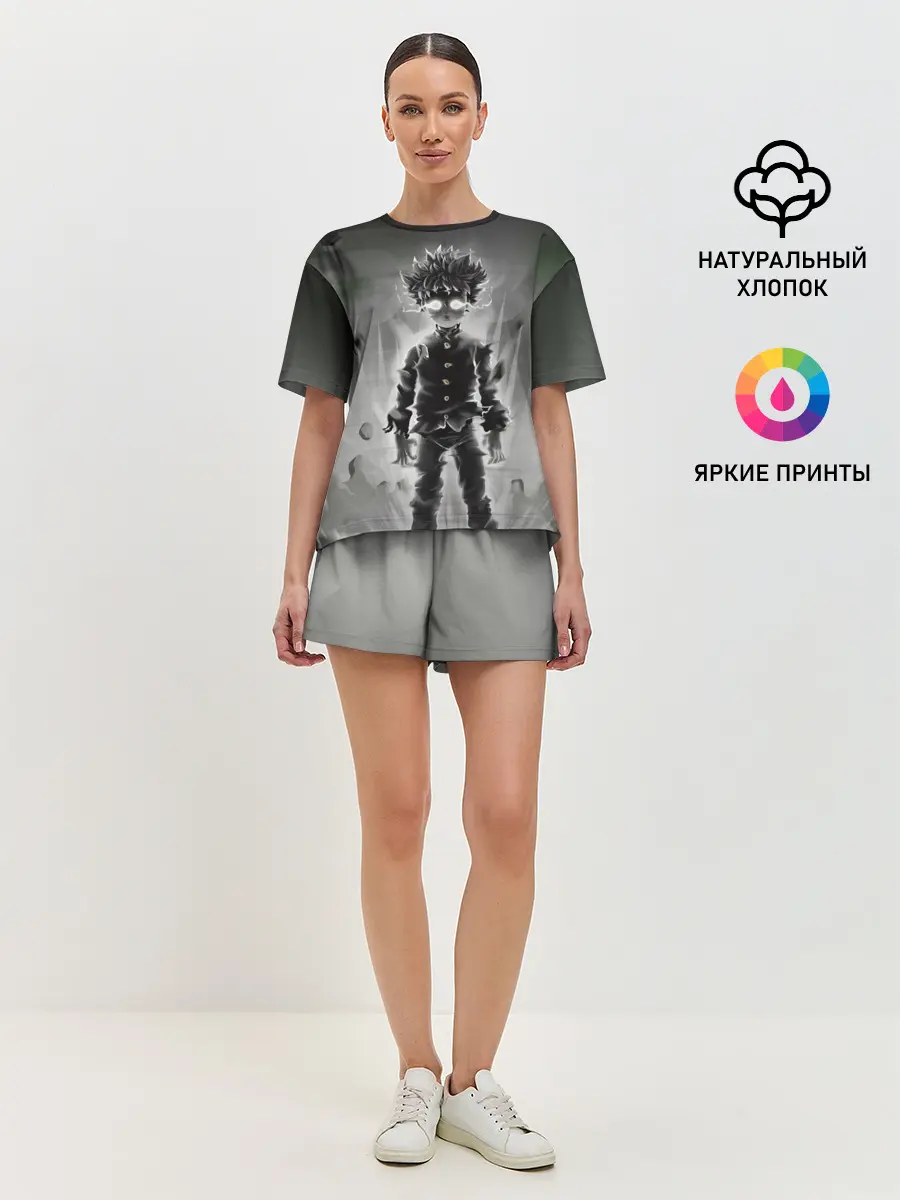 Женская пижама с шортами / Mob Psycho