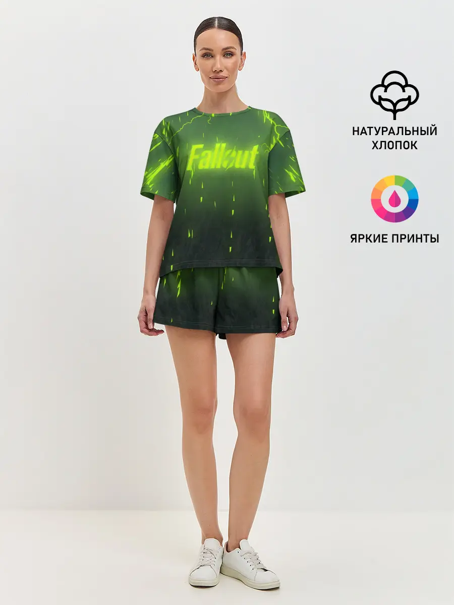 Женская пижама с шортами / FALLOUT RADSTORM